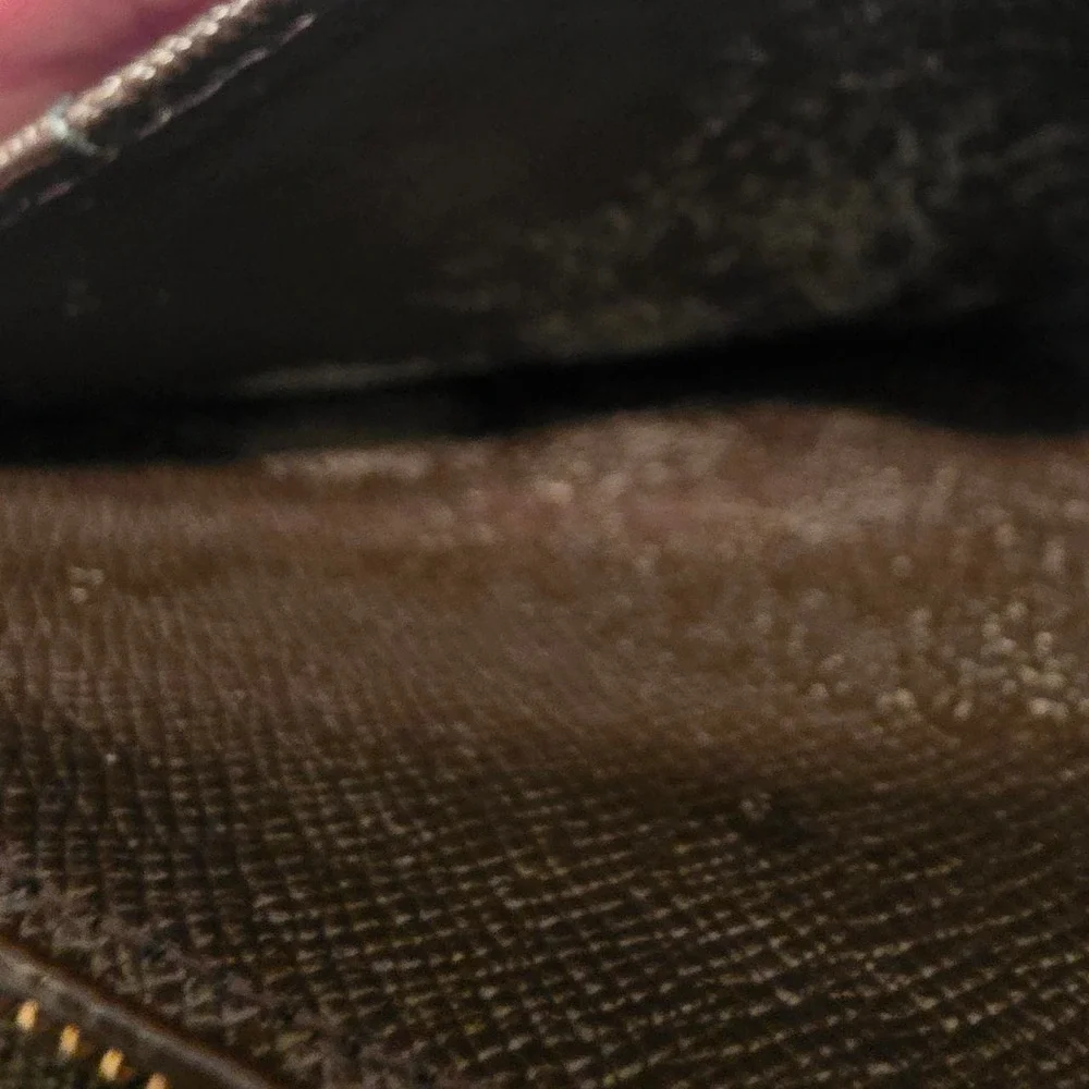 Louis Vuitton Damier Ebene Compact Zip Bifold Wallet N61668 Brown LV